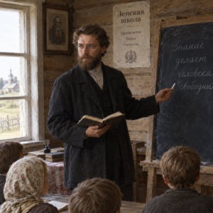 Земские учителя появились  в следствии земской реформы 1864 года Александра II.